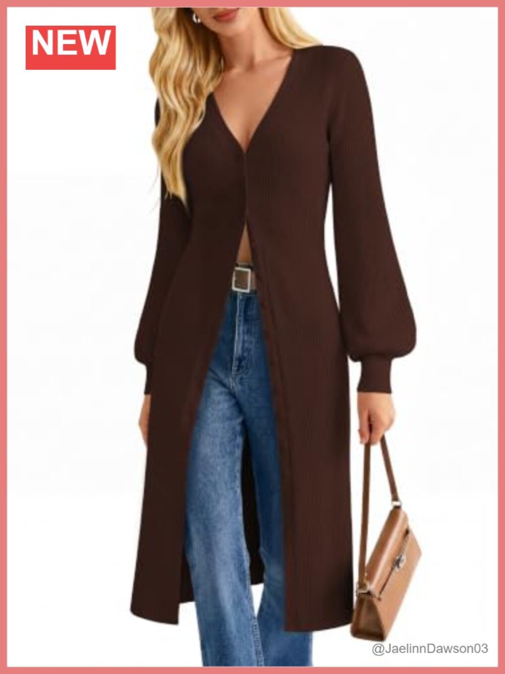 Long Cardigan Duster Sweater Coat Lightweight